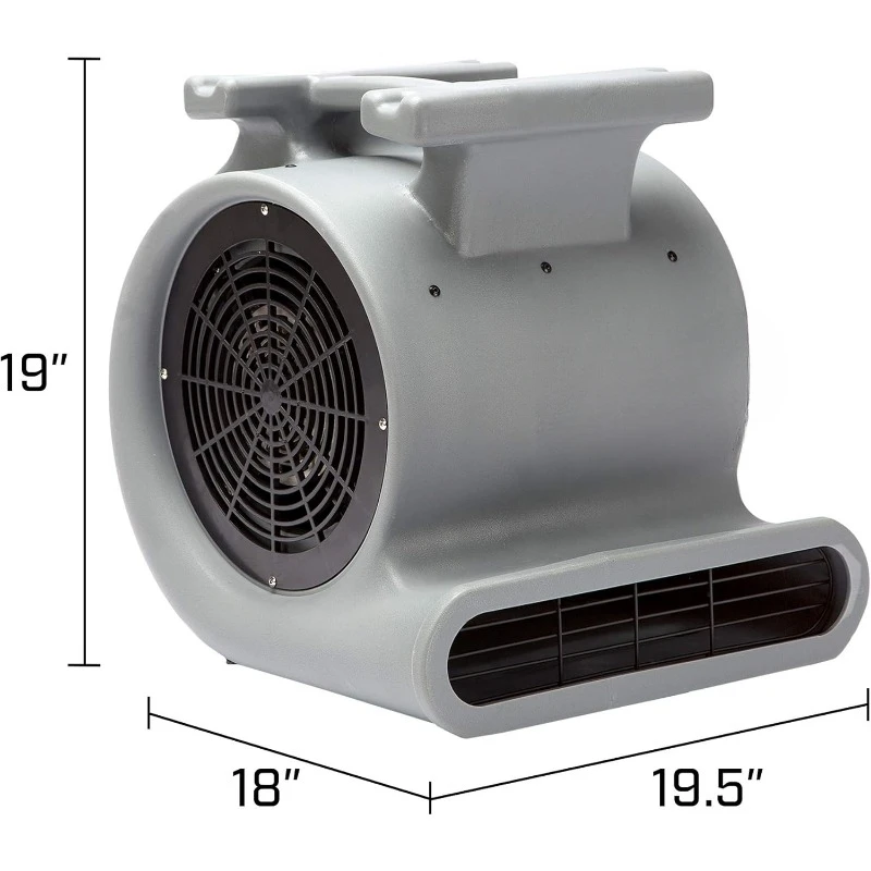 Air Mover Blower Fan Carpet Dryers for Professional Carpet Cleaner Janitoral Floor Dryer Services 1 HP CE Certified