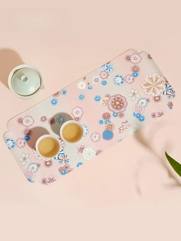 National Museum of China Creative Practical Tea Ceremony Decorations Precise Waterproof Friend Gift Tea  Mat Exhibition T...