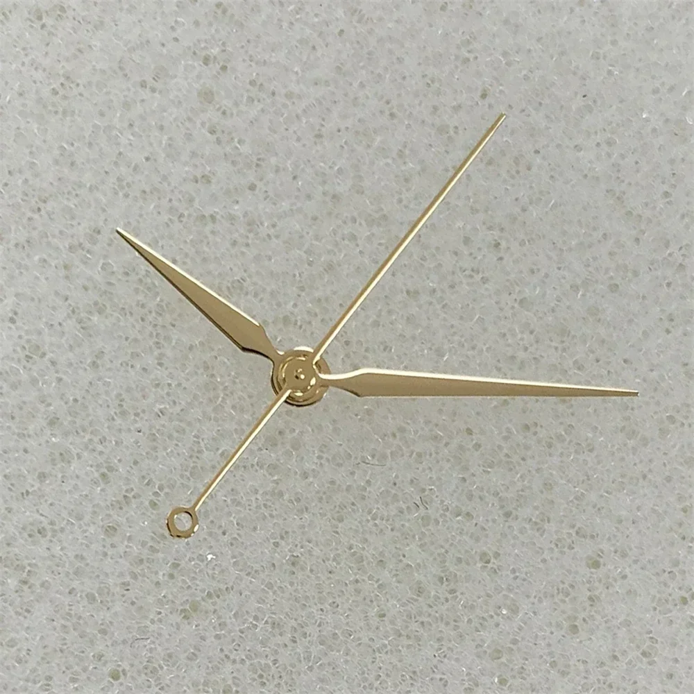 Agujas para reloj mecánico, 13mm x 13mm x 9mm, manecillas NH35 sin punteros luminosos de oro rosa/plata/dorado para movimiento NH35 NH36 4R 7S, nuevo