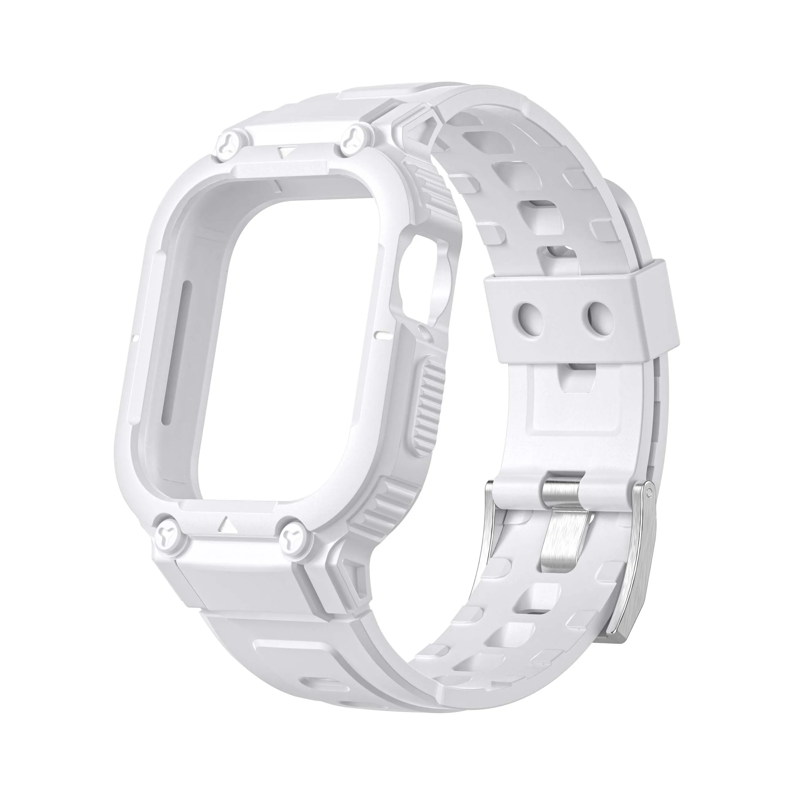 Новинка, чехол-бампер для Apple Watch Band 40 мм 45 мм, прочные мужские ремешки для Apple Watch SE и iWatch Series 8 7 6 5 4
