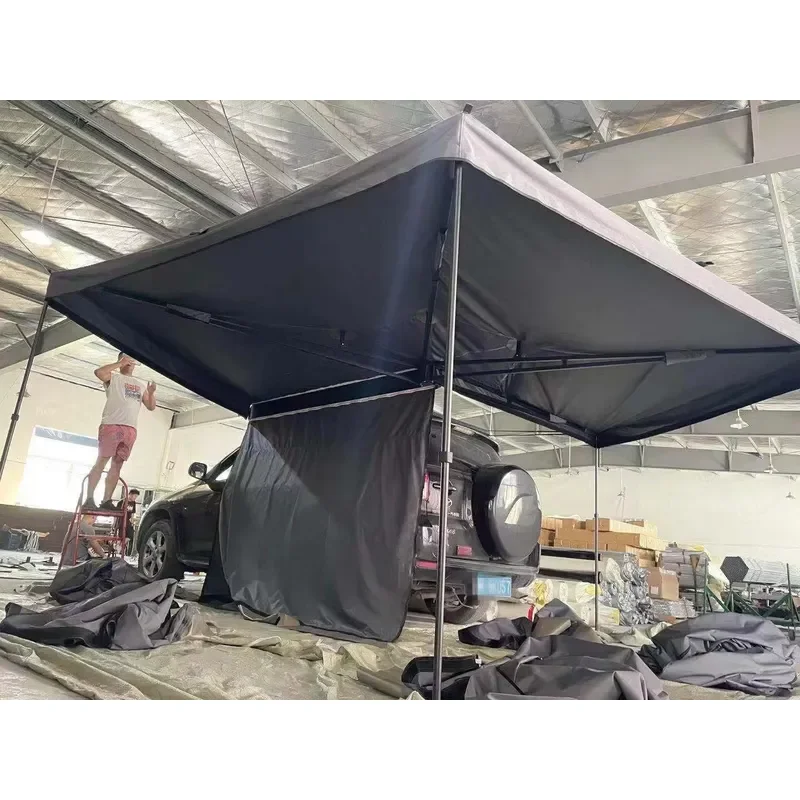 Soar 270 Degree Legless Car Side Awning Tent for 4WD Roof Camping-Four-Season Nylon Waterproof