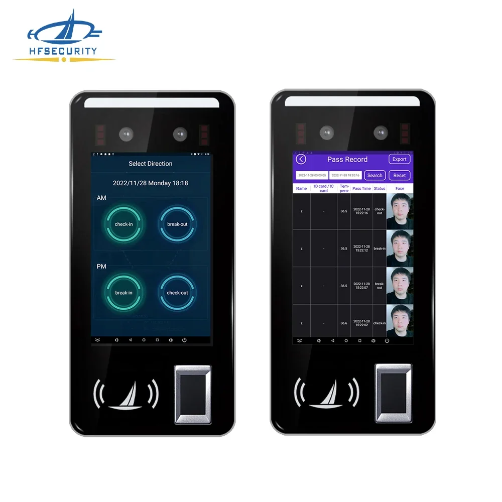 HFSecurity FR05 NFC Card Reader Elevator Wireless High Security 5 Inches Access Control Reader With Software
