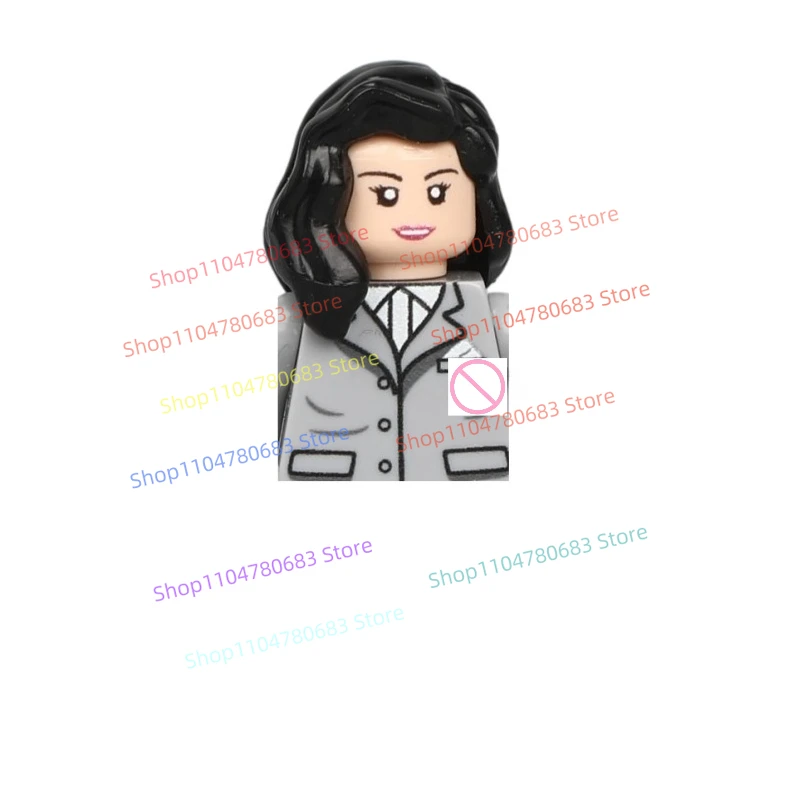 MOC 新しいドールビルディングブロックミニドールミリタリー女性空軍アシスタントおもちゃ装飾品スプライシングホリデーギフトコレクション