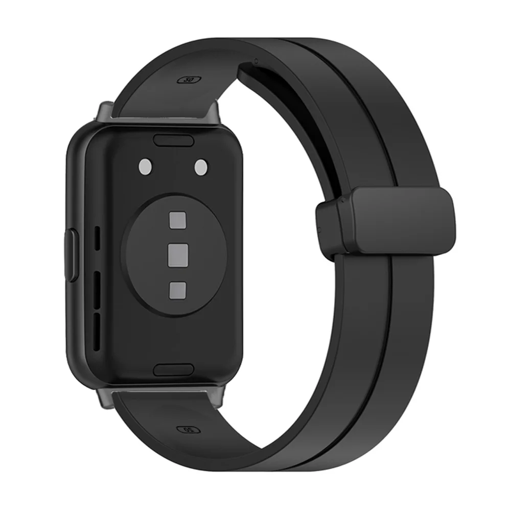 حزام مشبك مغناطيسي لساعة هواوي تناسب 2 ، حزام استبدال سيليكون ، سوار Correa ، اكسسوارات الفرقة