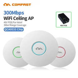 Comfast-ワイヤレスwi-fiシステム,CF-E320V2 mbps,300 p,802.11b/g/n,qca9531,エンタープライズ,アクセスポイント,poe,48v,オープン,ddwrt