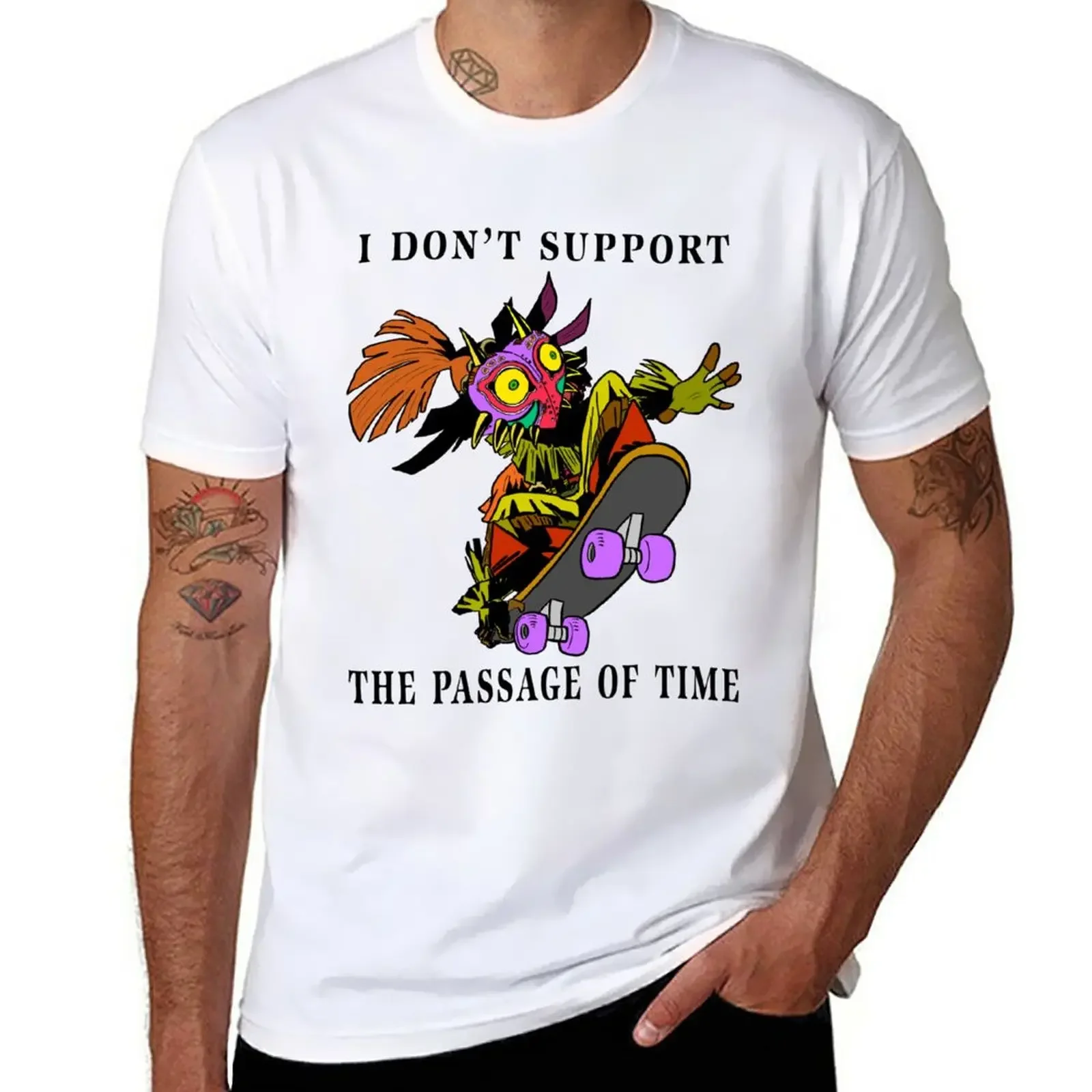 Новая футболка Passage of Time по индивидуальному заказу для мальчиков и мальчиков, белые корейские модные толстовки, мужские