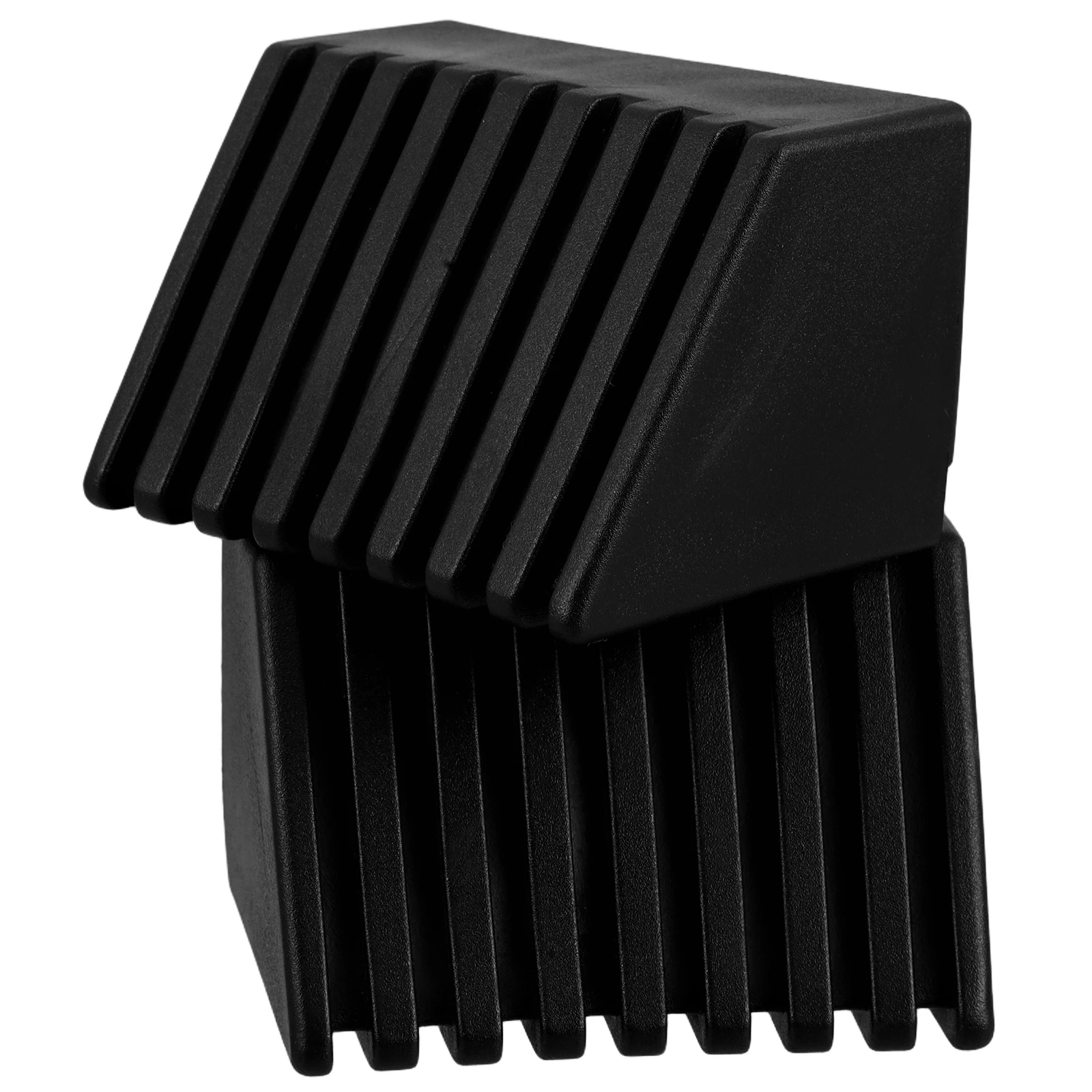 

2 Pcs Furniture Accessories Durable Square End Caps Antislip Floor Protectors Gym Equipment Workout