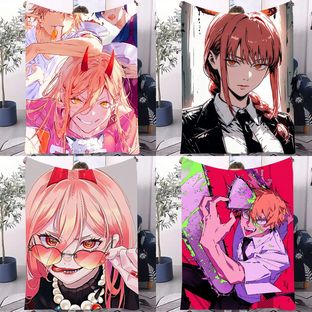 

ANIME C-Chainsaw Man Blanket Design Lightweight For Dorms, Naps, Living Room, Office,Sofa