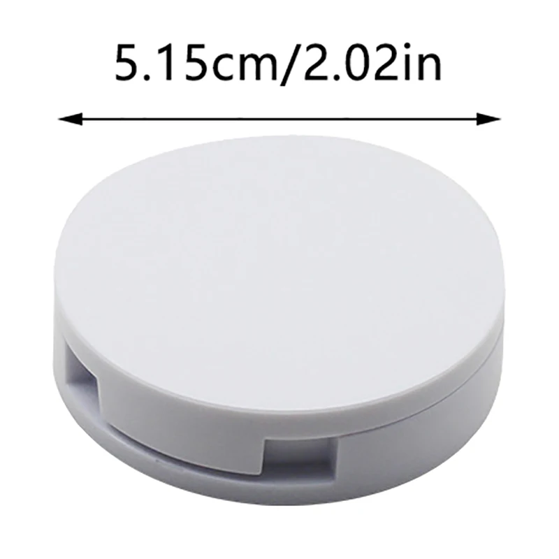 Draagbare lege palettendoos met een spiegel Ronde Blush Oogschaduwcontainer Bb Cream Foundation Make-updoos Diy