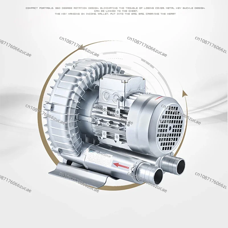 Factory High Pressure Blower Vortex Fan Centrifugal Fan Industrial Powerful Blower Vortex Air Pump Vacuum Pump Fish Pond Aerator