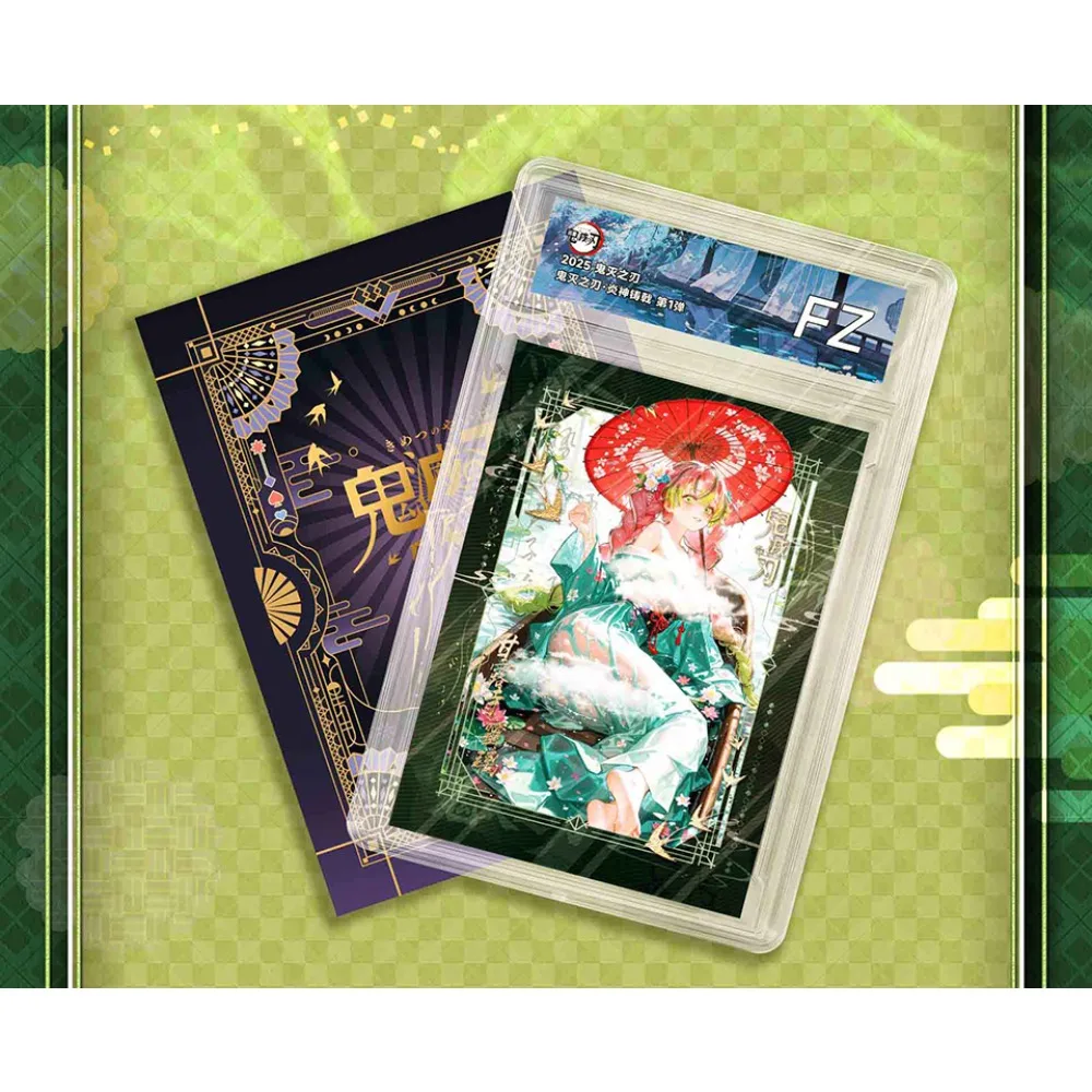 بطاقة مجموعة قاتل الشياطين للمغامرة اليابانية أنيمي الطرفية الدافئة CP موضوع بطاقة شخصية إبداعية ألعاب طاولة عائلية من الطوب #2