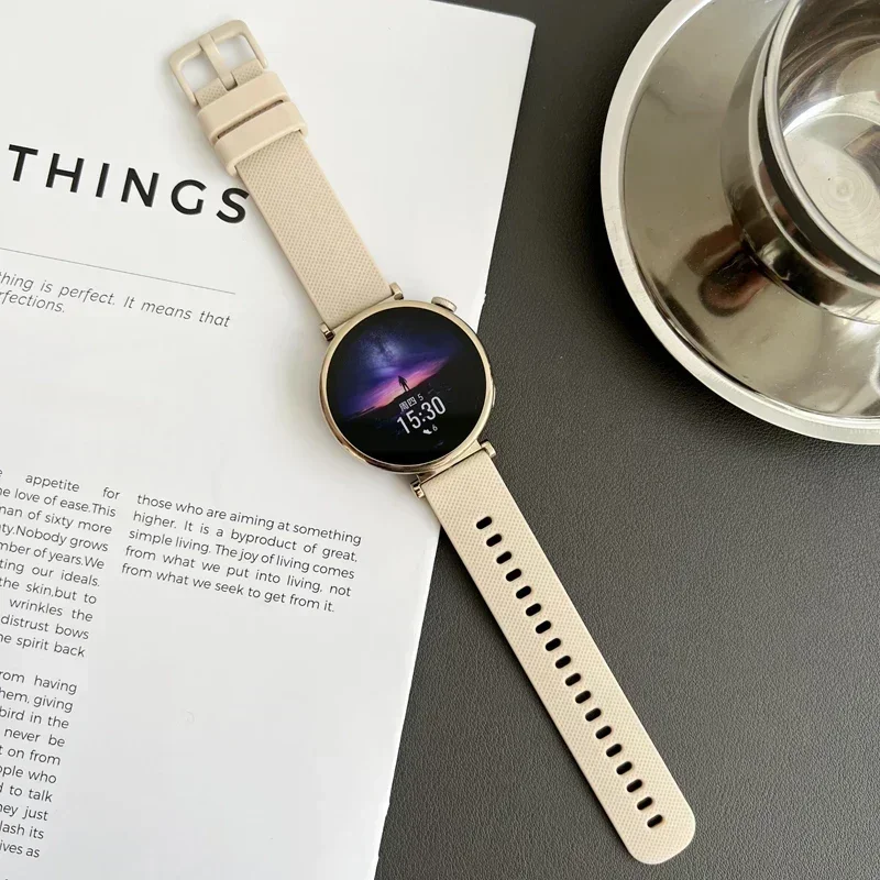 Silicone Band for Huawei Watch GT4 GT2/3 Pro Sport Bracelet for Samsung Galaxy Watch Active2 Amazfit 22mm 20mm Smart Strap image 2