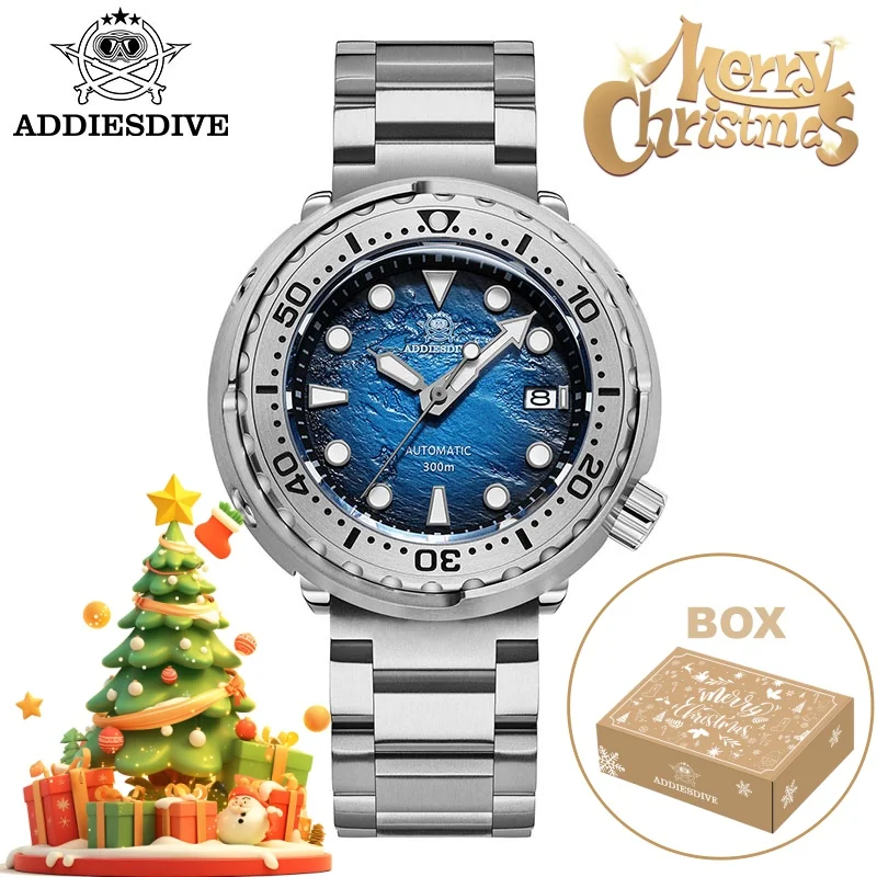 

ADDIESDIVE Men Diving Watch Christmas Gift Sapphire Glass NH35A Movement 300m Waterproof Automatic Mechanical Watch reloj AD2509