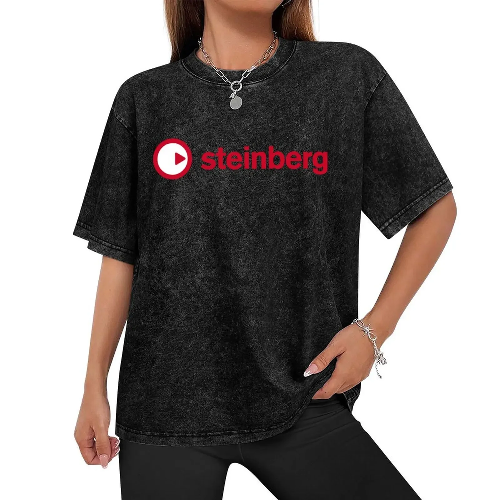 Steinberg New Logo T-Shirt cute clothes sports fans vintage t shirts heavy weight t shirts for men