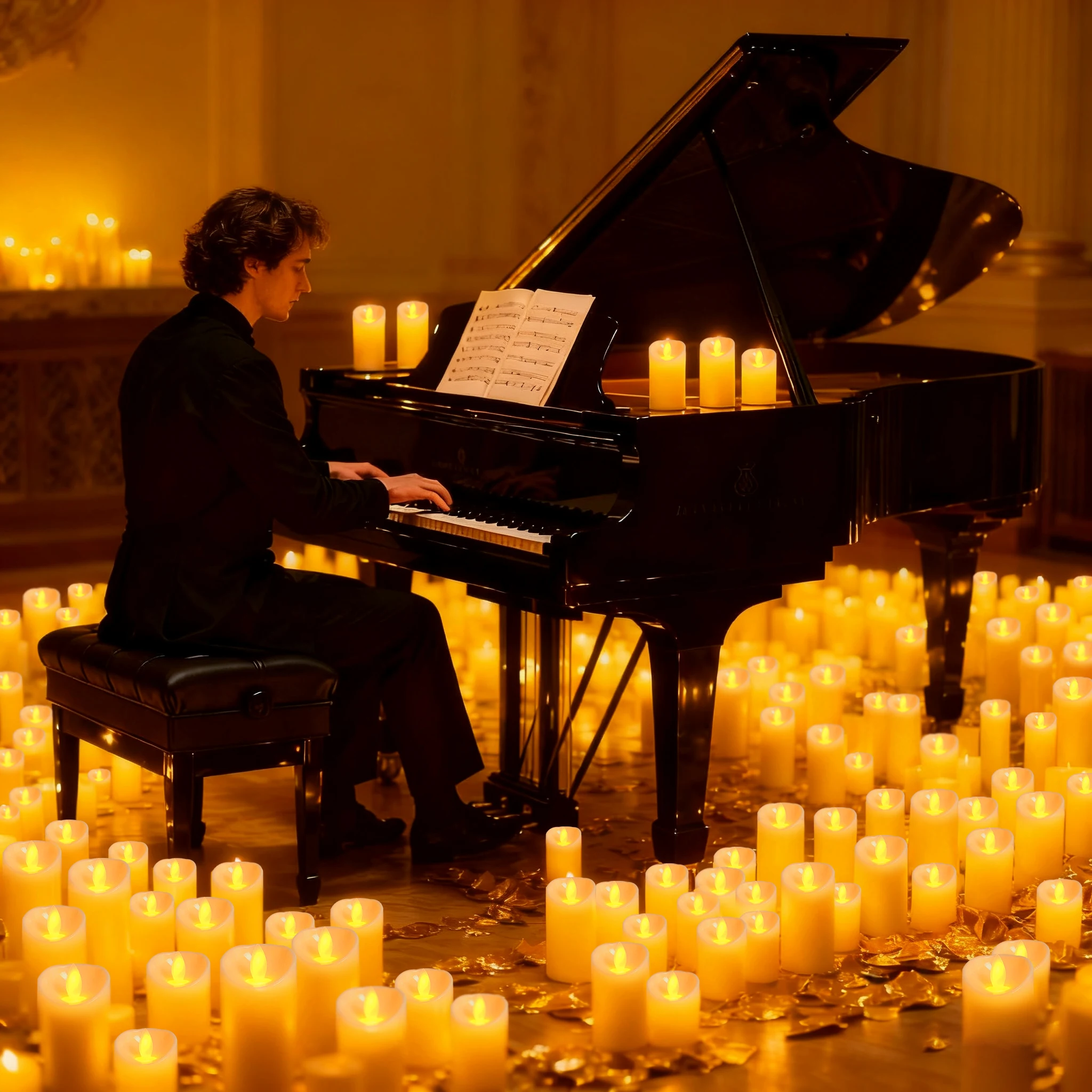 10~200pcs LED Wedding Battery Operated Flameless for Wedding Concer Christmas Party Table Decor