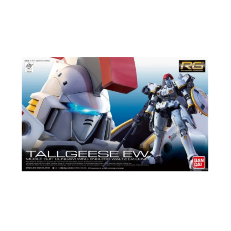 Bandai Figure Model RG 1/144 GUNDAM TALLGEESE EW OZ-OOMS Anime Figures Toys Collectible Gift for Kids Genuine Brand New Unopened