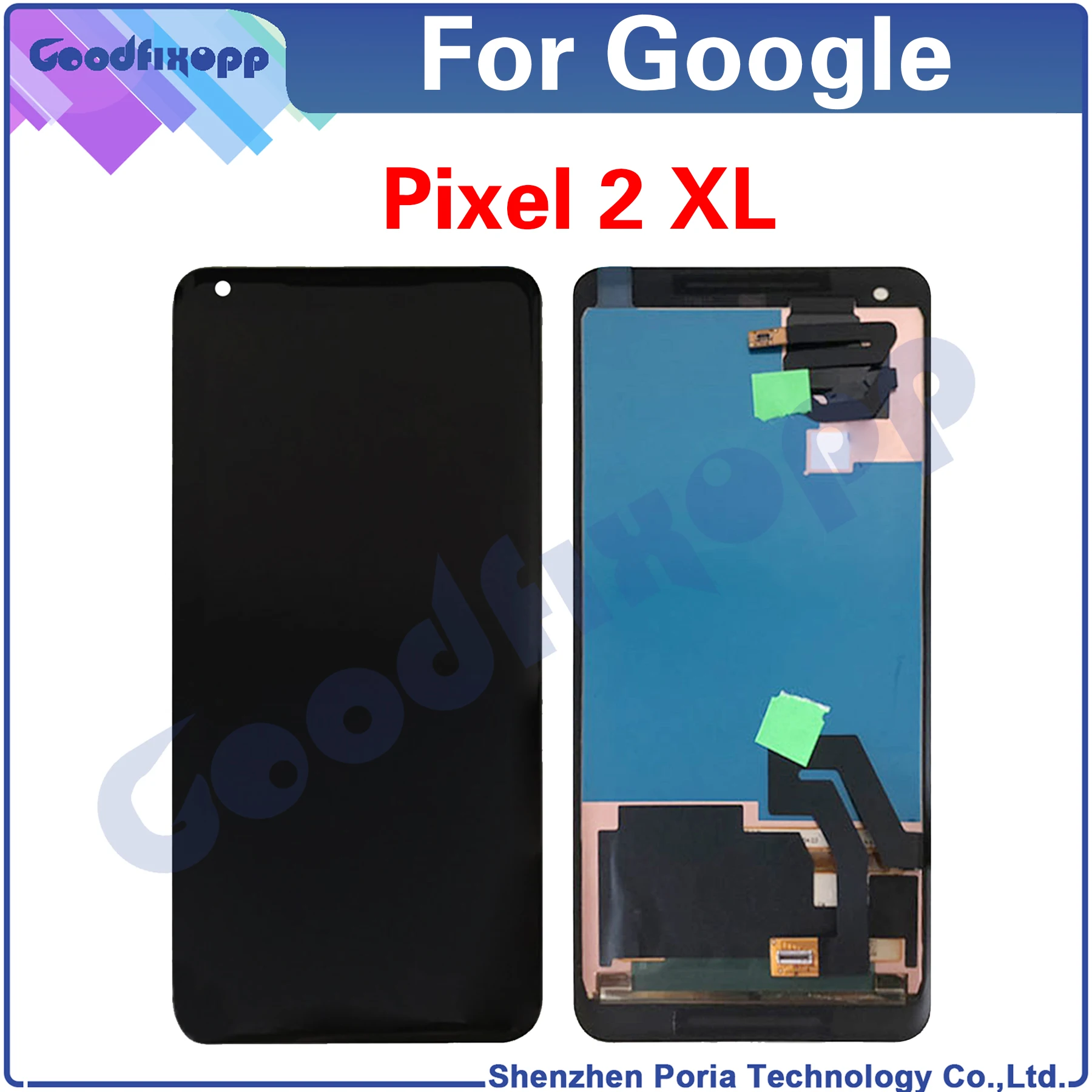 For Google Pixel 2 XL LCD Display Touch Screen Digitizer Assembly For Pixel2XL Repair Parts Replacement