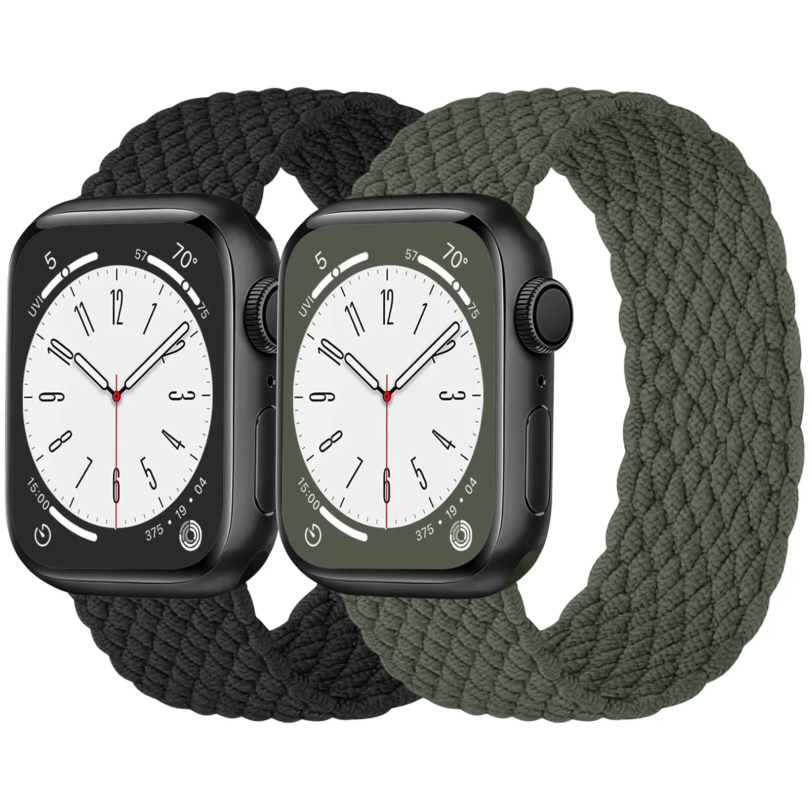 حزام مضفر لساعة أبل 44 ملم 45 ملم 40 ملم 41 ملم 42 ملم 38 كوريا سوار نايلون iWatch سلسلة 3 5 SE 6 7 8 9 Ultra 2 49 ملم