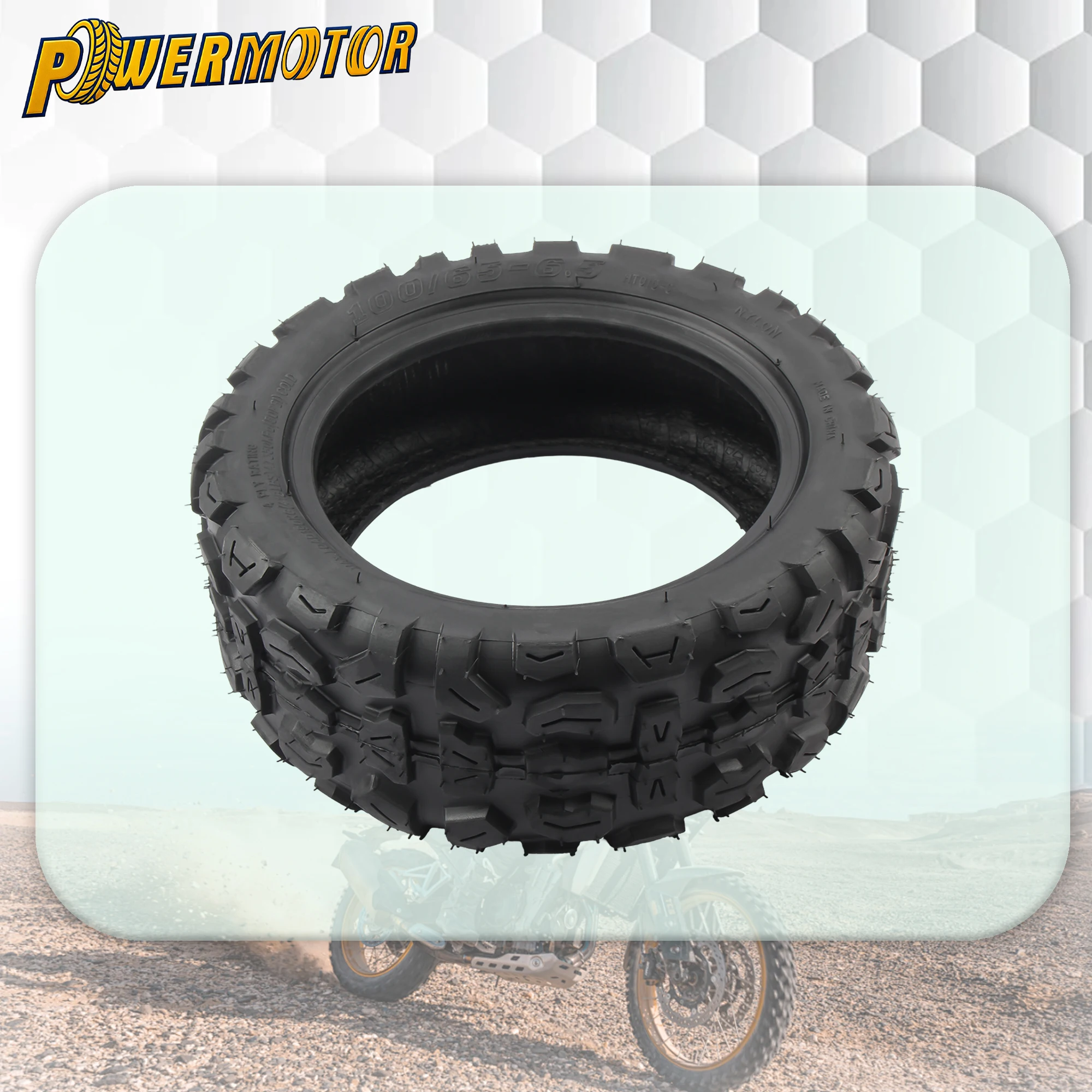 

100 65-6.5 Off-road Tire 11 Inch Electric Scooter Modified Rubber Tire Off-Road Parts Tubeless Tyre Accessories