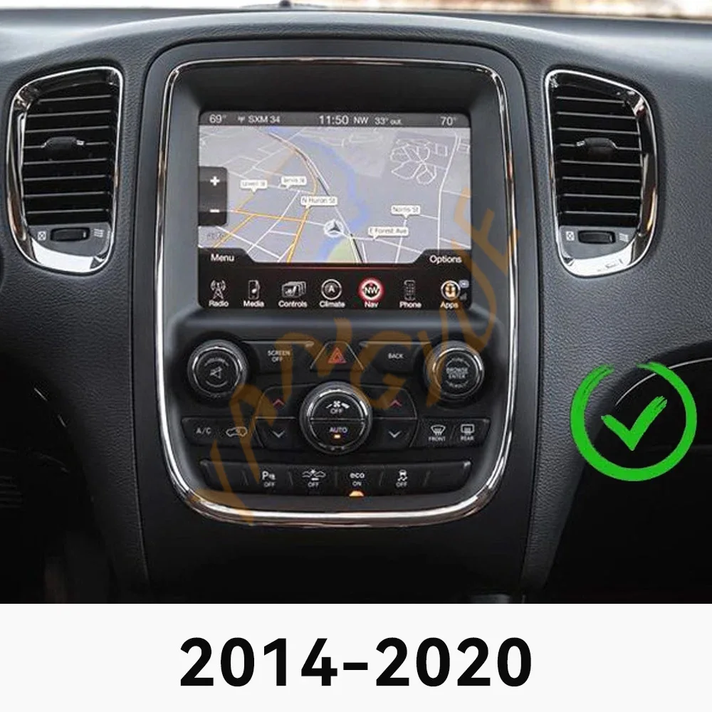 

For Dodge Durango 2011 - 2020 Carplay Car Multimedia Video Player GPS Navigation Radio Touch Screen Android Radio Receiver