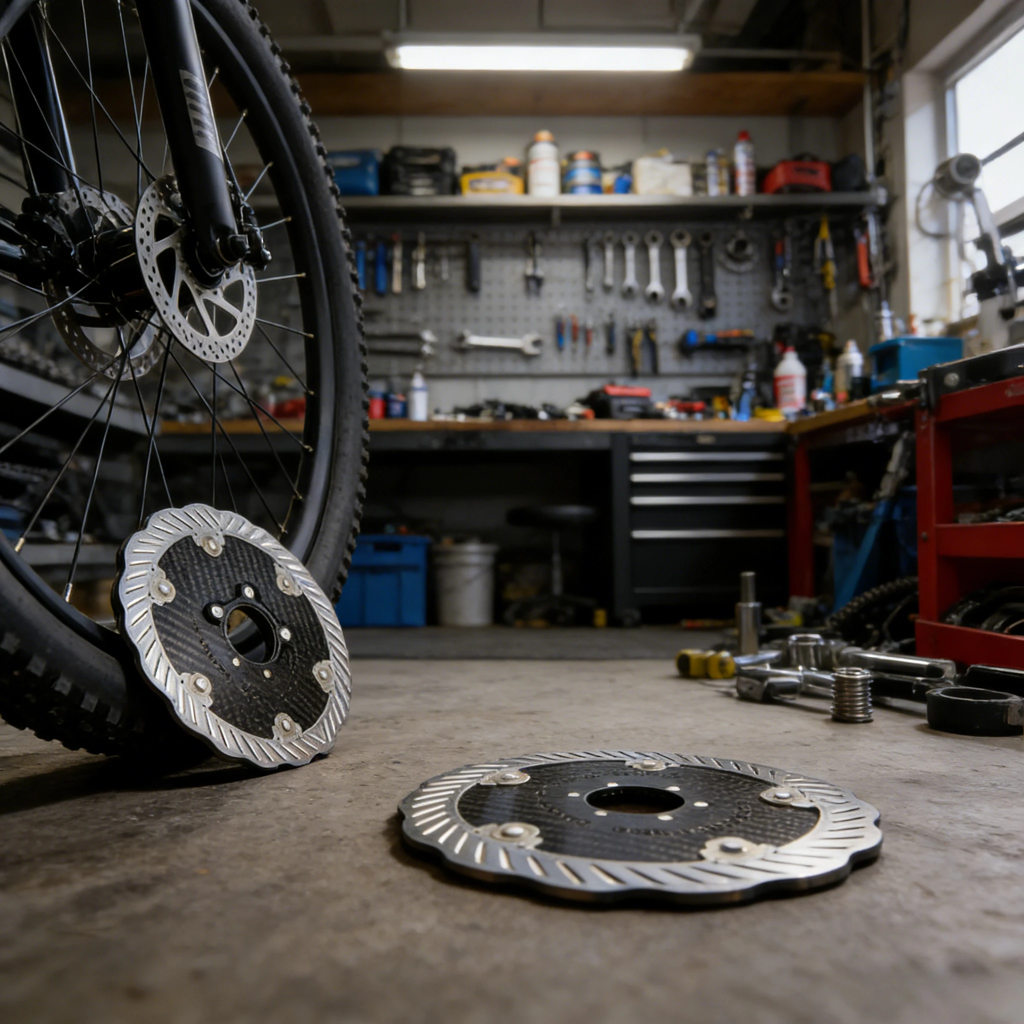 

Ультралегкий карбоновый тормозной ротор для горных велосипедов | Плавающий диск Centerlock 140/160 мм | Высокопрочный, устойчивый к деформации