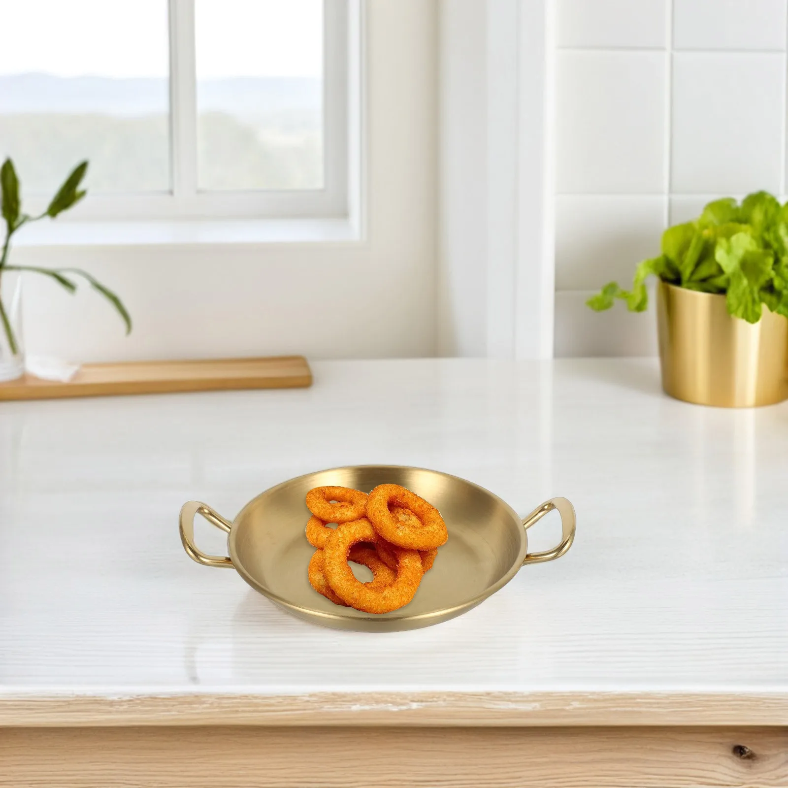 

Горшок из нержавеющей стали для морепродуктов, 20 см, сервировочная тарелка для фруктов, гладкая поверхность, легко чистящийся поднос для еды для дома, ресторана, десерта, закуски