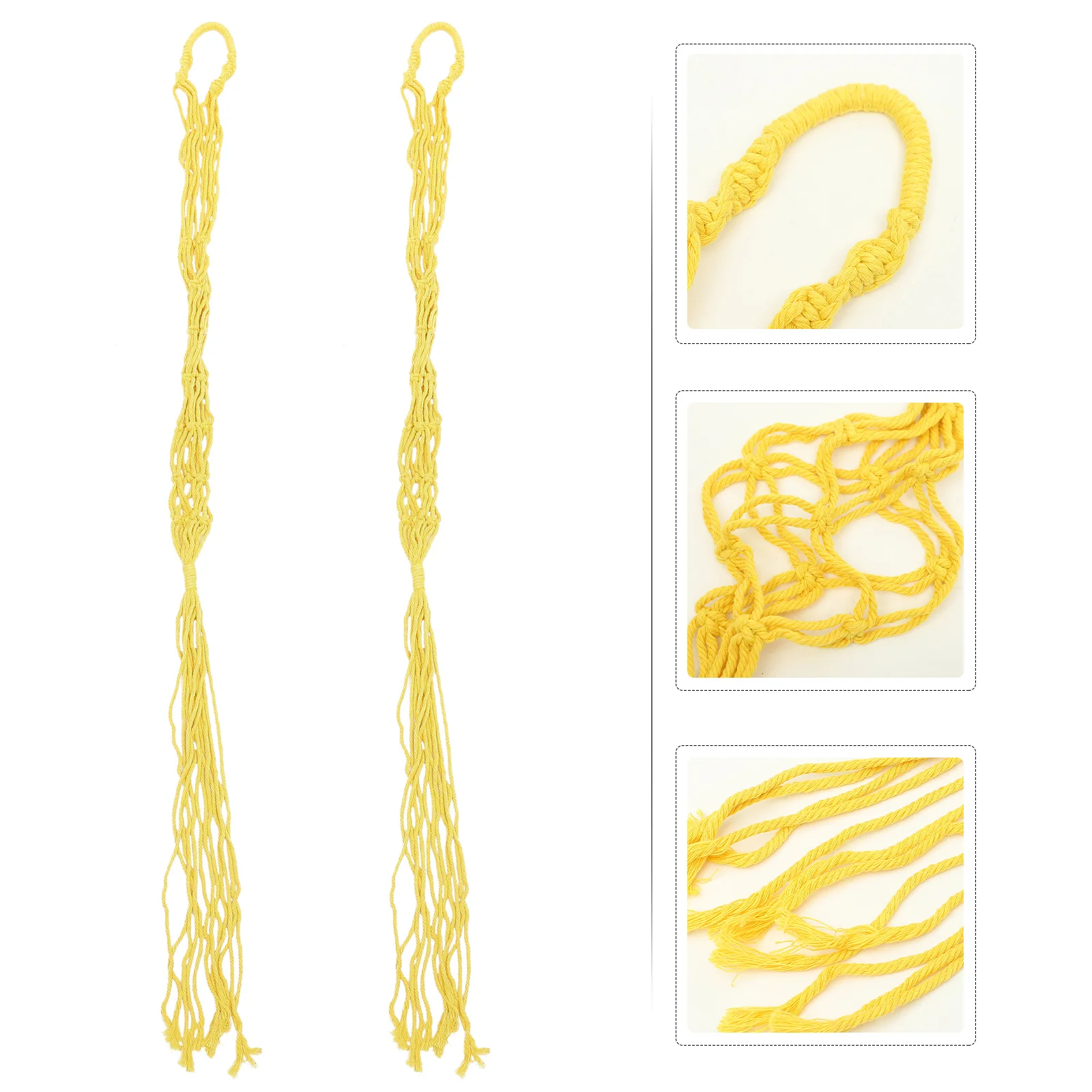 

2pcs Hanging Mesh Bag Set Reusable Storage Bags for Vegetables Kitchen Garlic Onion Yellow Ginger Breathable Fruit