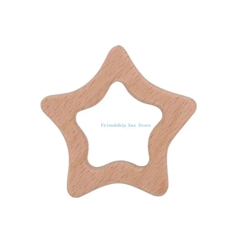 

F1CB Baby Grasping Pacifier Pendant BPA Beech Infant Teeth Comfort Toy
