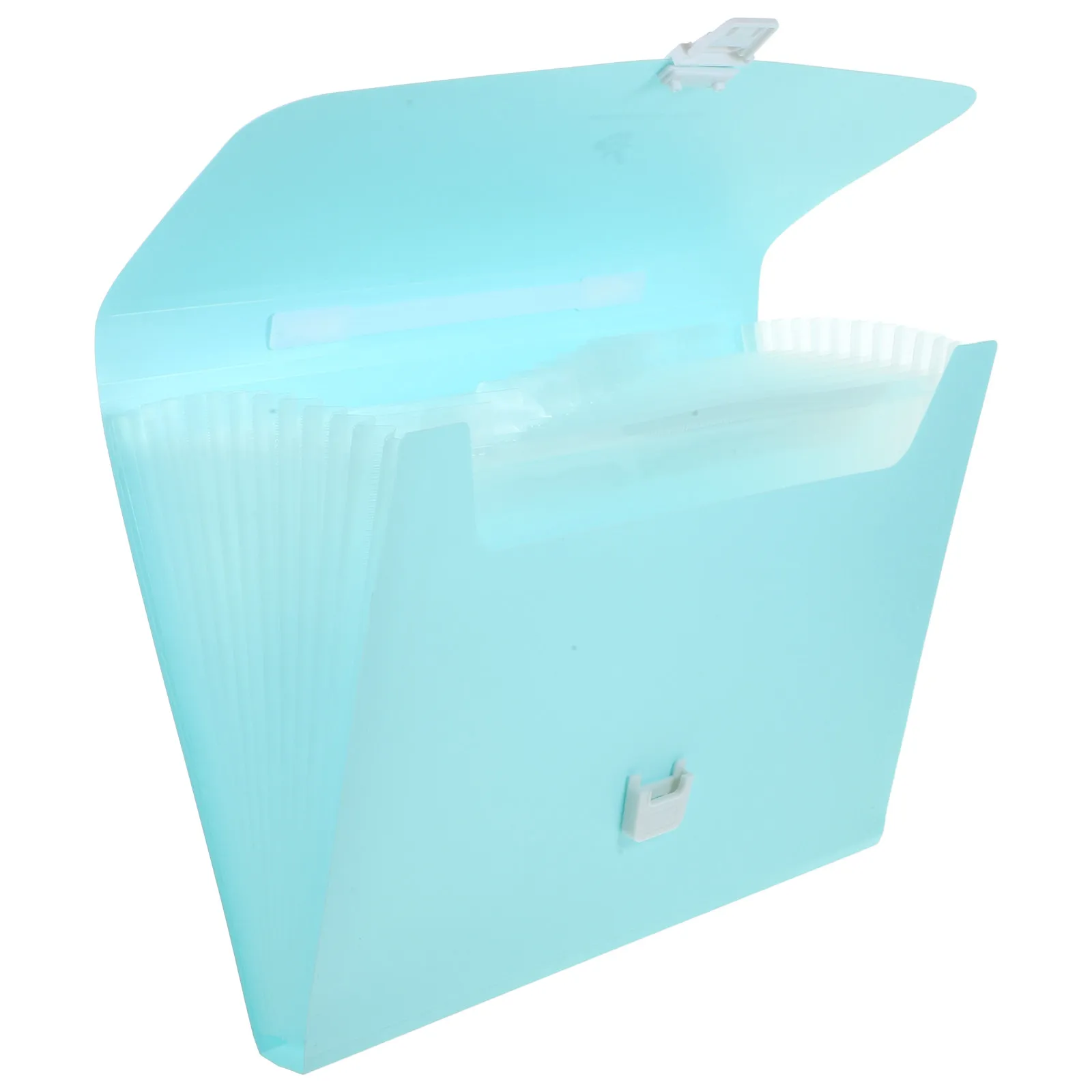 

Expanding Plastic Accordion File Folder Handheld Organizer Lightweight Portable Office Document Storage Folder for A4 Papers