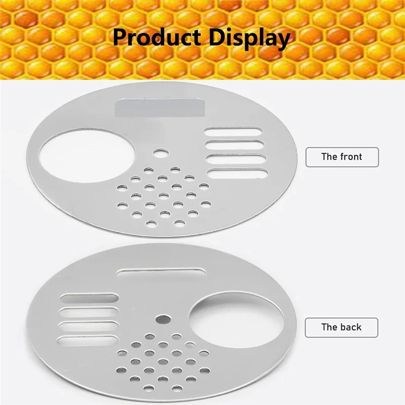 

A68G-12PCS Bee Hive Nuc Box Entrance Gates Entrance Disc (Diameter:2.67") Rotatable Beekeeping Tool Bee Hive Entrance Gates