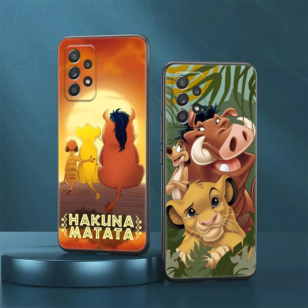 The Lion King HAKUNA MATATA Case For Samsung Galaxy A15 Cases A25 A13 4G A24 A23 A12 A14 A21s A22 A02 A03 A04 A05 S Phone Cover