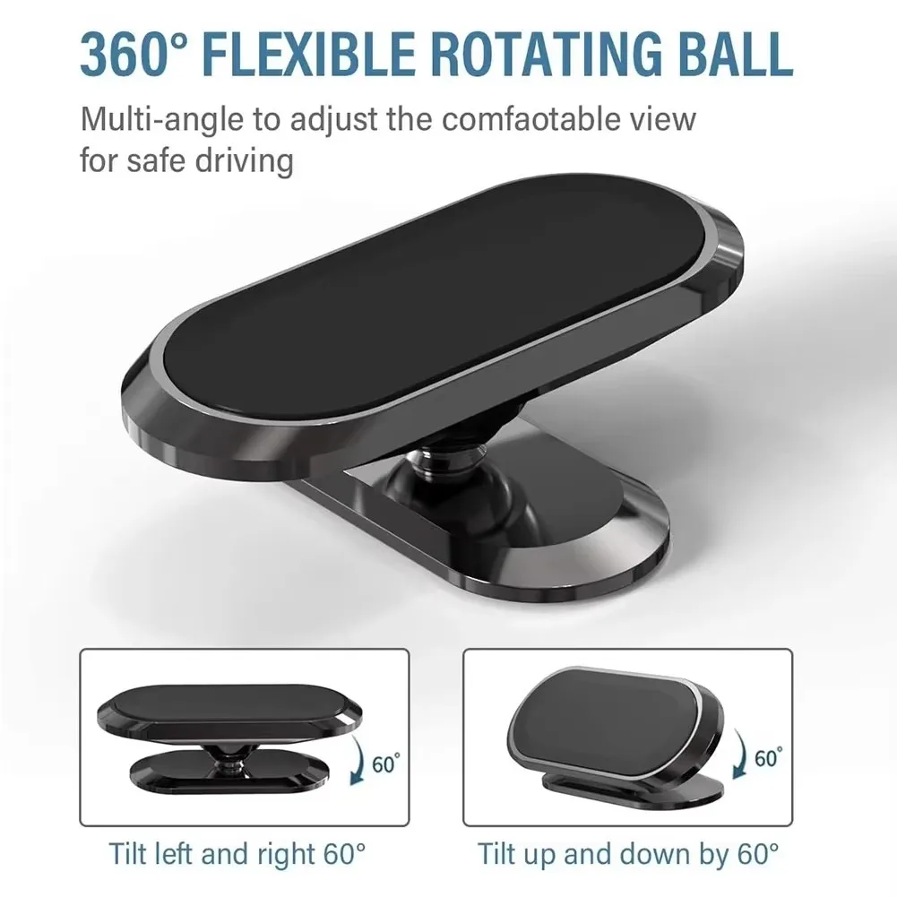 360° Magnetic Car Phone Holder Magnet Smartphone Mobile Stand Cell GPS Support For iPhone 17 16 XR Xiaomi Mi Huawei Samsung LG - view 5