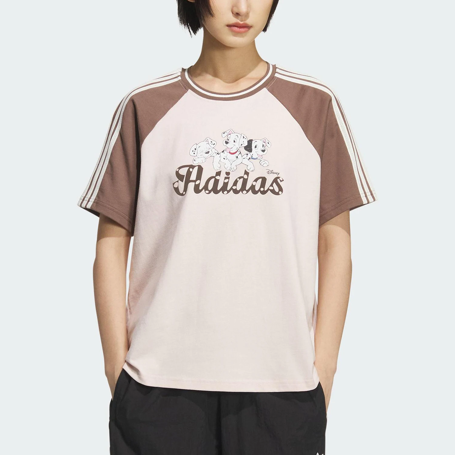 

Adidas Authentic Three Leaves Women's Loose Stitching Breathable Daily Short Sleeve KG6699