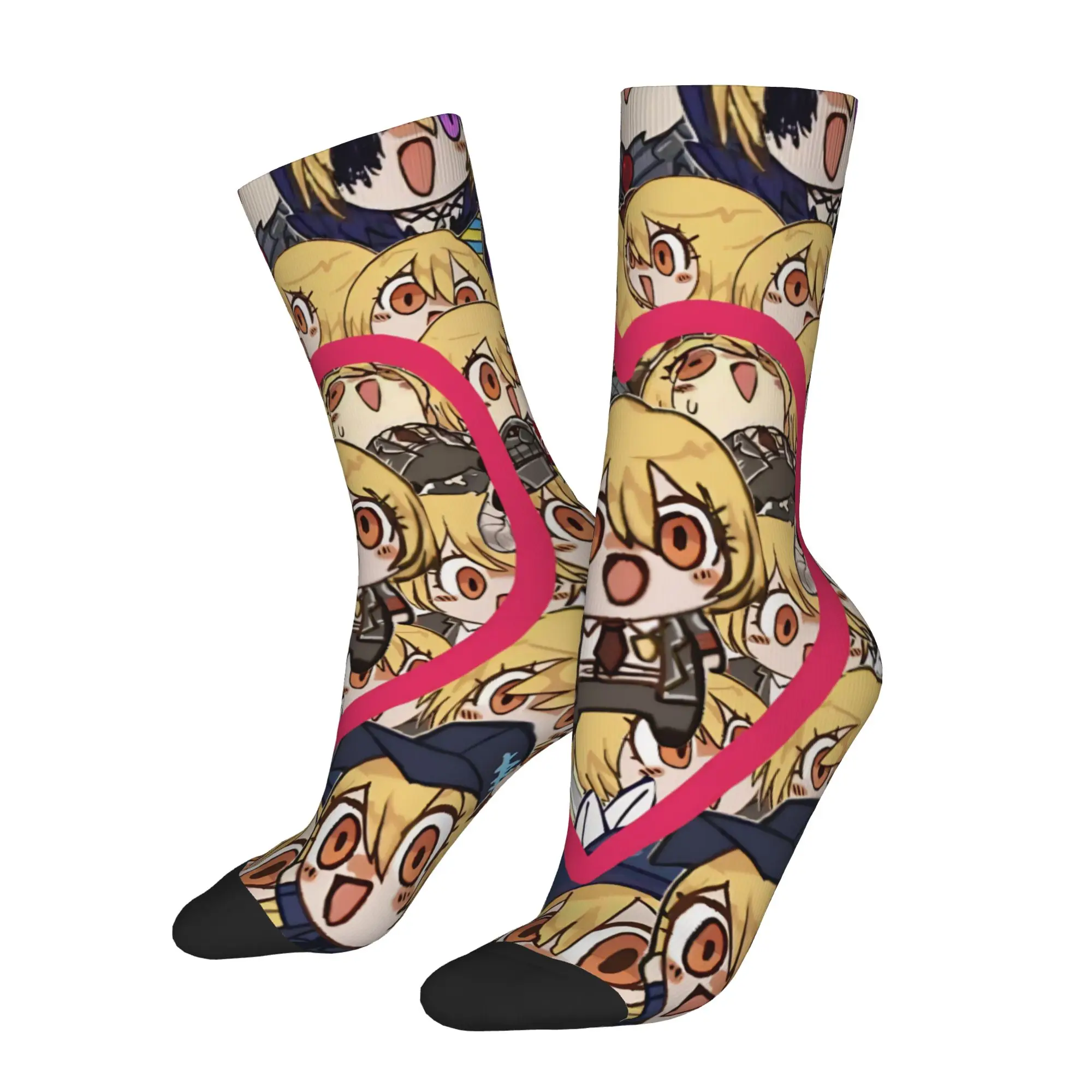 Limbus Company Project moon Design Theme Dress Socks Accessories for Women Sweat Absorbing Printing Socks