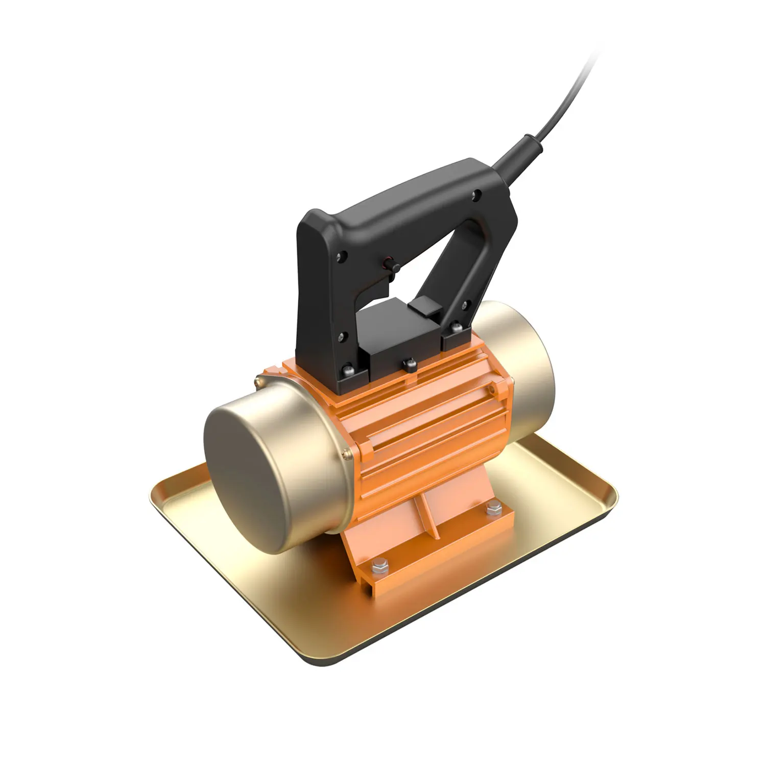 Handheld Concrete Trowel - Small Plate Vibrator, Cement Polisher, 220V Single/Three-Phase, Efficient, Durable for Finishing