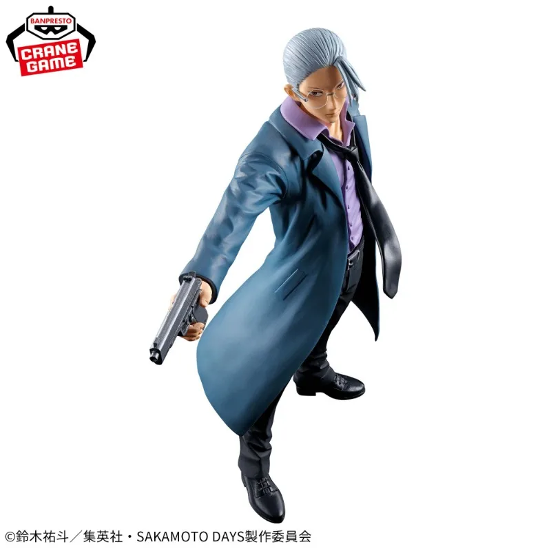En Stock Bandai BANPRESTO Anime SAKAMOTO DAYS SAKAMOTO TARO FIGURE figura de acción 22CM juguetes de PVC para niños regalo de coleccionista