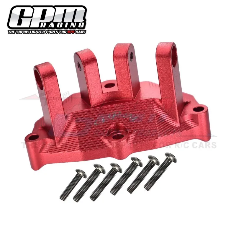 GPM Aluminum Rear Upper Gearbox Mount For Upper Suspension Links For LOSI 1/10 BAJA REY 1/10 ROCK REY