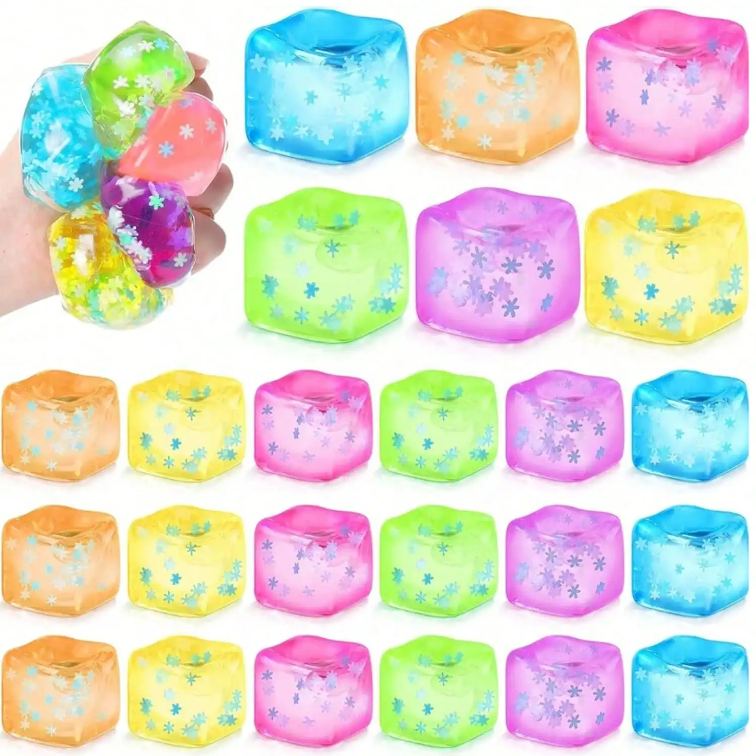 

1/2/4/8 Pcs Colorful Stress Relief Squeeze Toy, Slow Rebound Sensory Decompression Toy For Kids And Adults Anxiety Relief, Birthday Gifts Party Favors, Classroom Prizes, Random Color