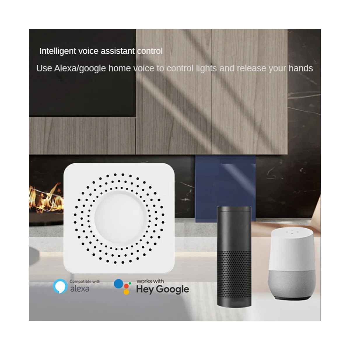 Módulo de interruptor de atenuadores inteligentes con WiFi, Control de 2 vías, luces LED regulables, funciona con Alexa y Google Home, Tuya