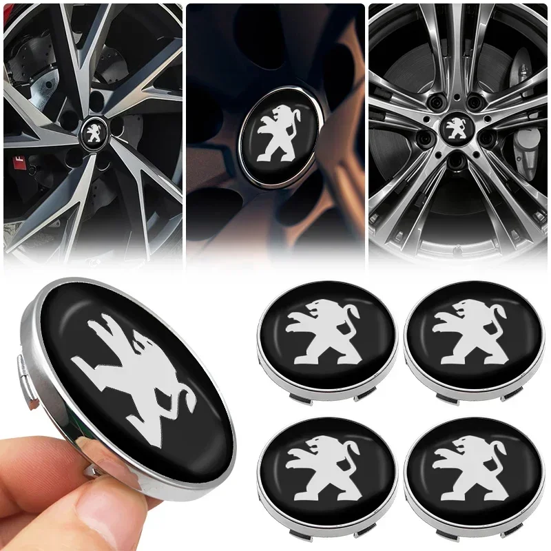 Auto Rad Center Hub Cap Auto Felgen Staub-proof Abdeckung Radkappen Für Peugeot 206 207 307 3008 2008 308 407 408 508 301 208 Zubehör