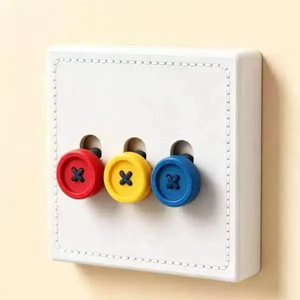 Switch decorative mask artifact home stitch button switch decorative cover children dopamine