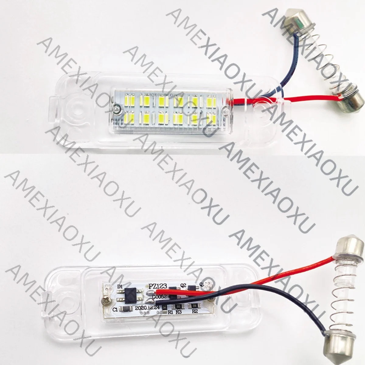 AMEXIAOXU Canbus Error Free LED License Number Plate Light Lamp For M-Class ML X164 W164 W163 W251
