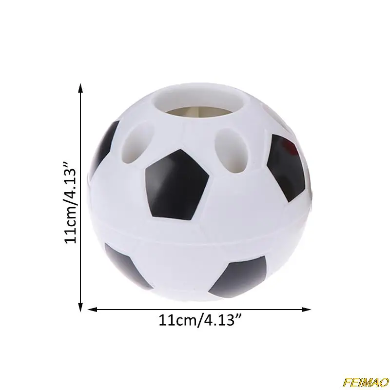 Soccer Football Pen Holder Stand Student Gift Office Desk Decoration