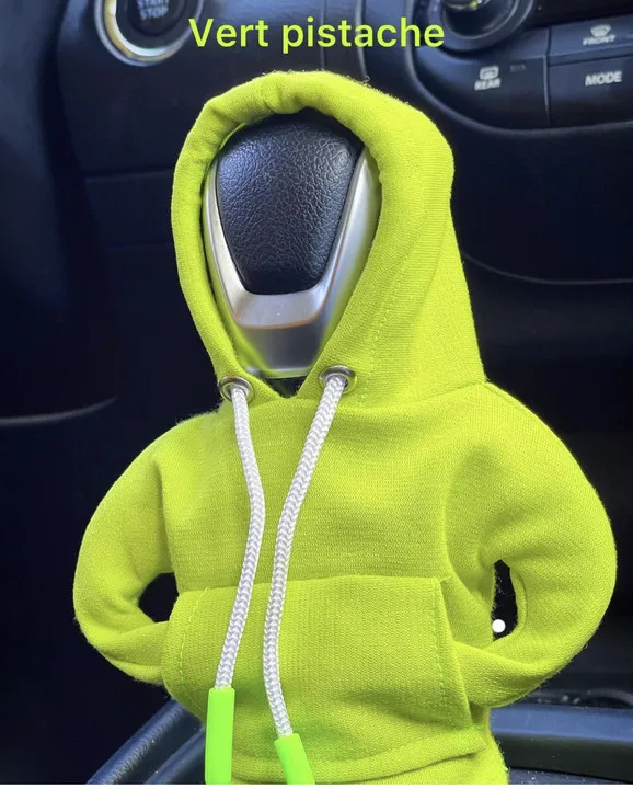 Hoodie Car Gear Shift Cover Fashion Gearshift Hoodie Car Gear Shift Knob Cover Manual Handle Gear Sweatshirt Change Lever Cover