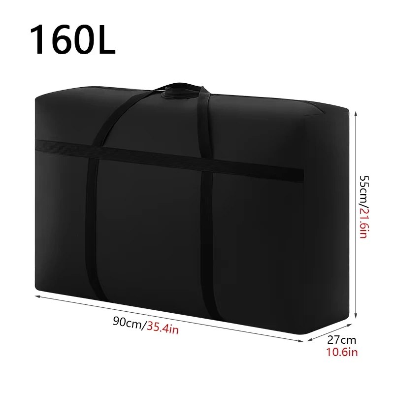 Extra grote waterdichte bewegende bagagetassen Wasboodschappentas Opvouwbare bagage-reistas Quilt-organizer met grote capaciteit