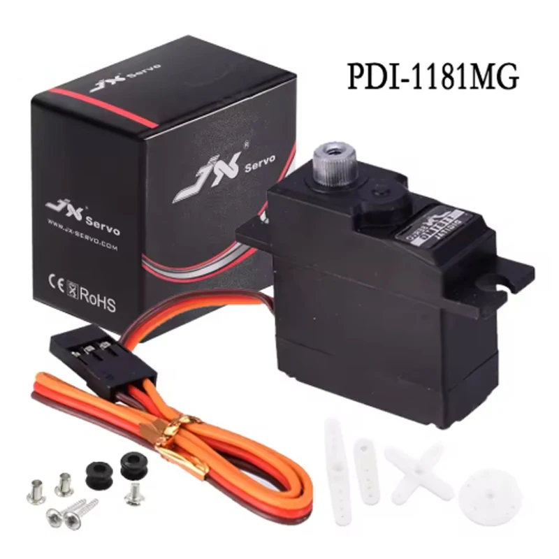 

Сервопривод Metal Gear JX PDI-1181MG 18 г 3,5 кг Цифровой сервопривод для WLtoys 144001 WPL RC Car B1/16 B24 C14 C24