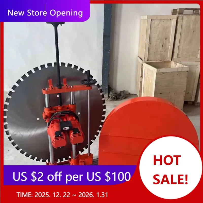

30-50cm Depth Concrete Stone Cut Saw Machine Concave Road Saw Dual Motor Fully Automatic Wall Saw Hydraulic Wall Cutting Machine