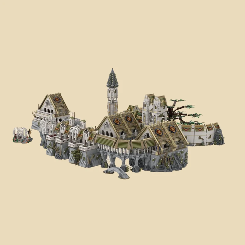 New 21067Pcs Famous The Rings Movie Series Moc Complete Bundle Model Building Blocks Diy Creative Ideas Brick Toy Birthday Gifts