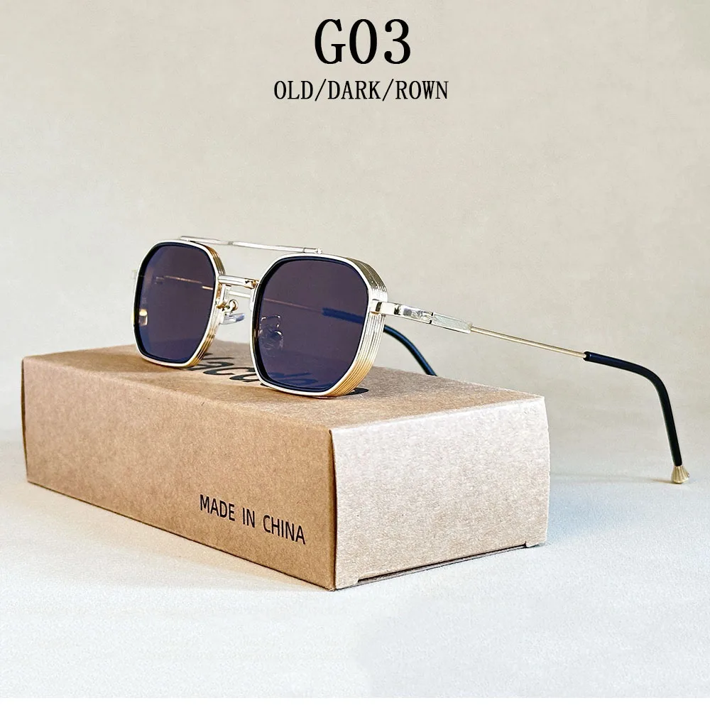 Fashion Square Sunglasses Women Trendy Vintage Glasses Luxury Sunglass Men Dropshipping Lunette Soleil Femme Zonnebrillen Dames – Detail 6