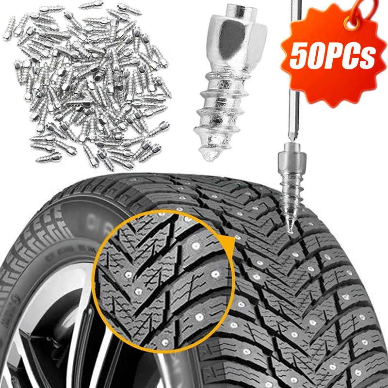 10/50PCs Auto Reifen Bolzen Schrauben Nägel Anti-Slip Lkw Motorrad Legierung Reifen Bolzen Rad Reifen Schnee spikes Set 12mm Reifen Stollen